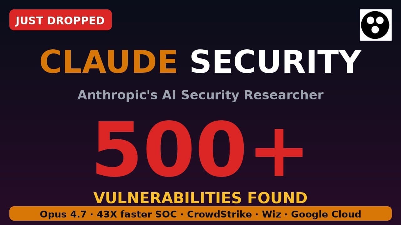 Anthropic Claude Security Found 500+ Vulnerabilities — Free Tool #shorts