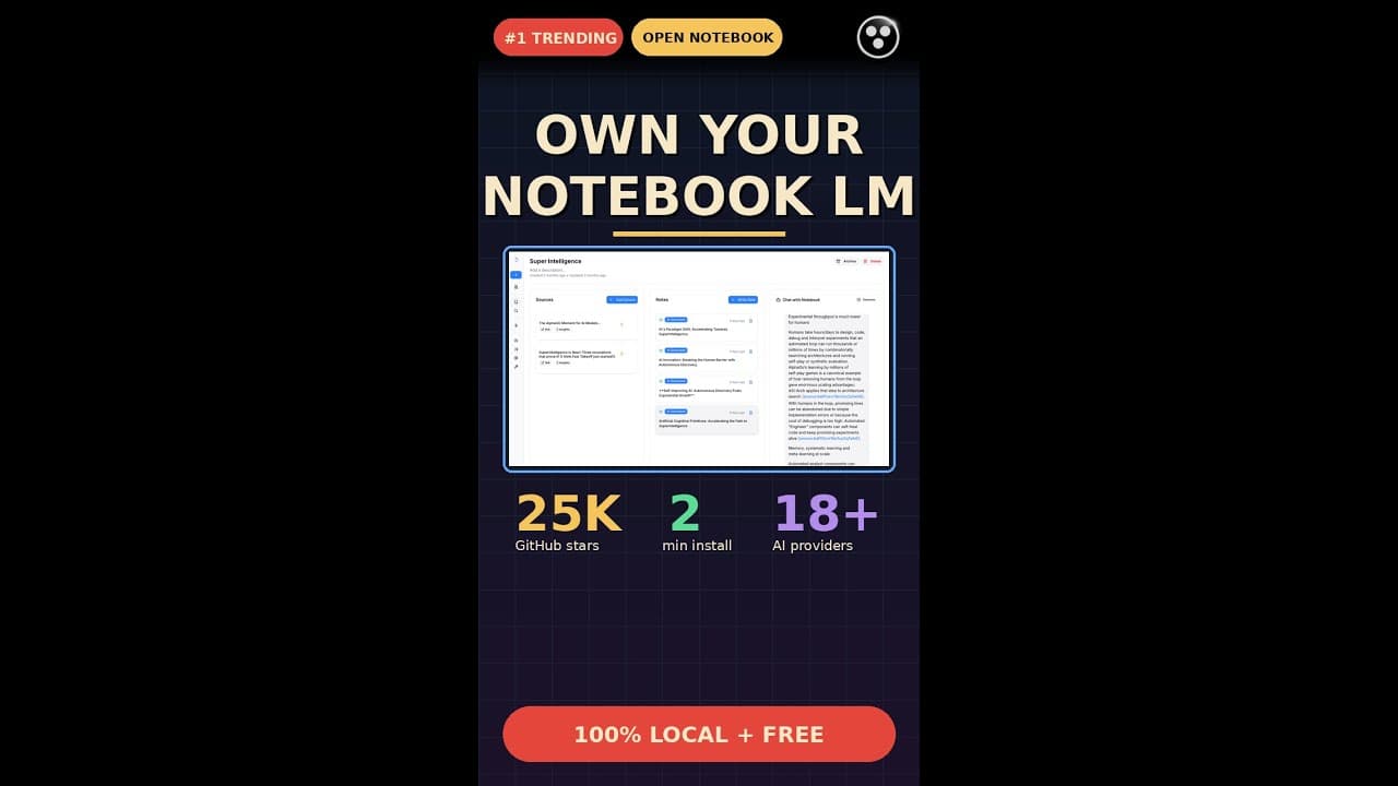 Open Notebook LM: Local AI Notebook Alternative