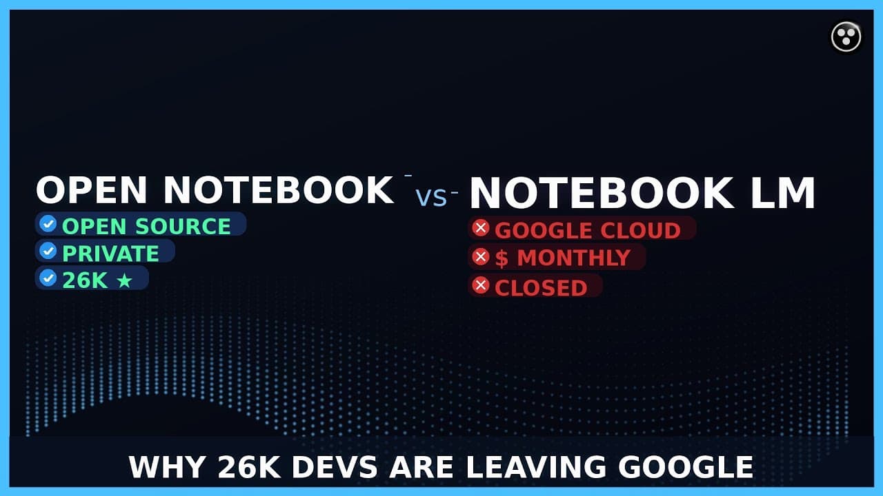Open Notebook Deep Dive: The 26K-Star Private NotebookLM Alternative (Multi-Model, Self-Hosted)
