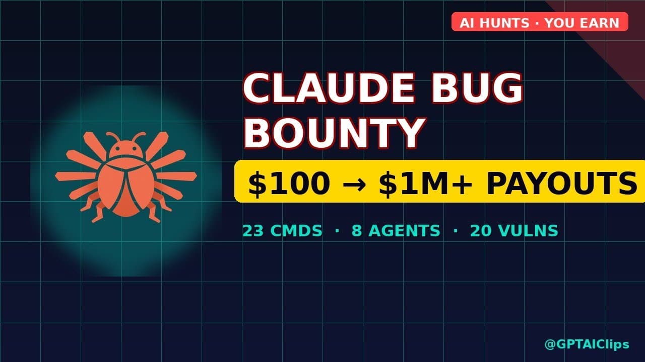 Claude Bug Bounty — AI Agent Earns You $100 to $1M+ Bounties (Full Setup)