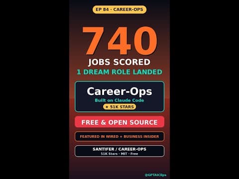 740 Jobs Scored, 1 Dream Role: How Career-Ops Turns Claude Code Into an AI Job Hunter