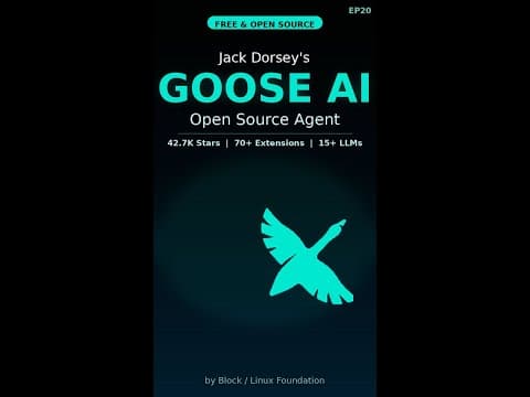 Jack Dorsey’s Goose AI: Open-Source Agent That Does It All #shorts