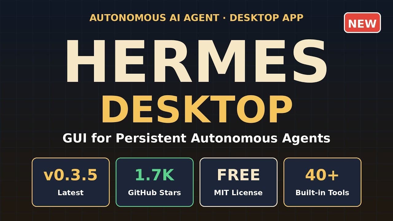 Hermes Desktop: Persistent Autonomous AI Agents With a Real GUI