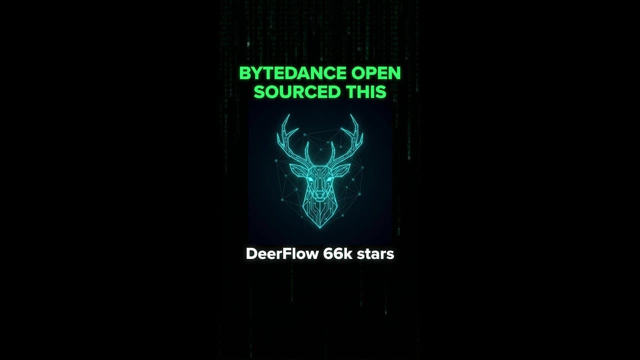 ByteDance Just Open Sourced Their Deep Research Agent (66K Stars on GitHub) #shorts