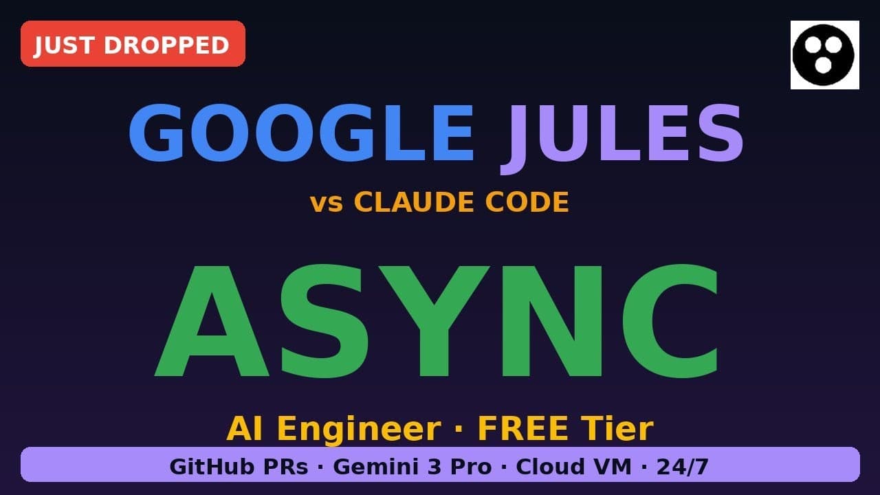 Google Jules vs Claude Code — Async AI Engineer FREE #shorts