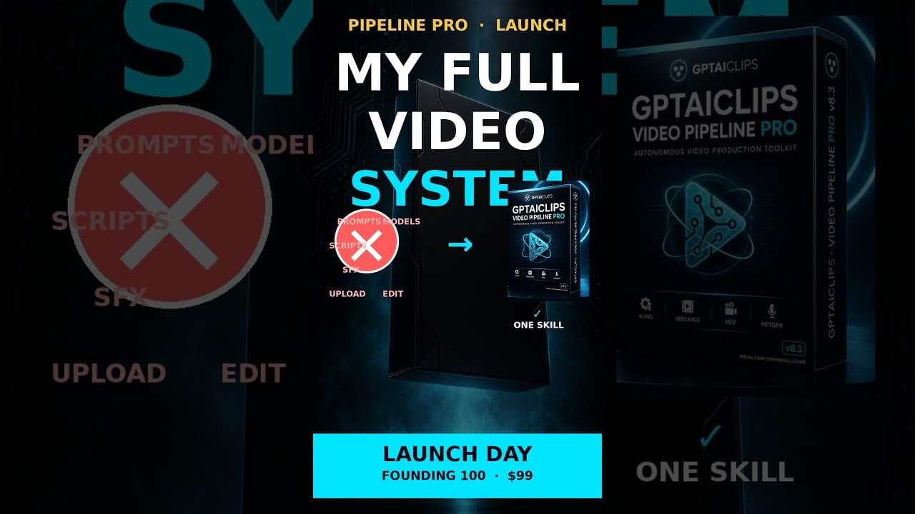 I Turned My Entire AI Video Workflow Into One Skill