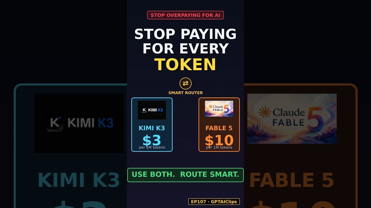 You’re Wasting Money If You Only Use Claude Fable 5 #Shorts