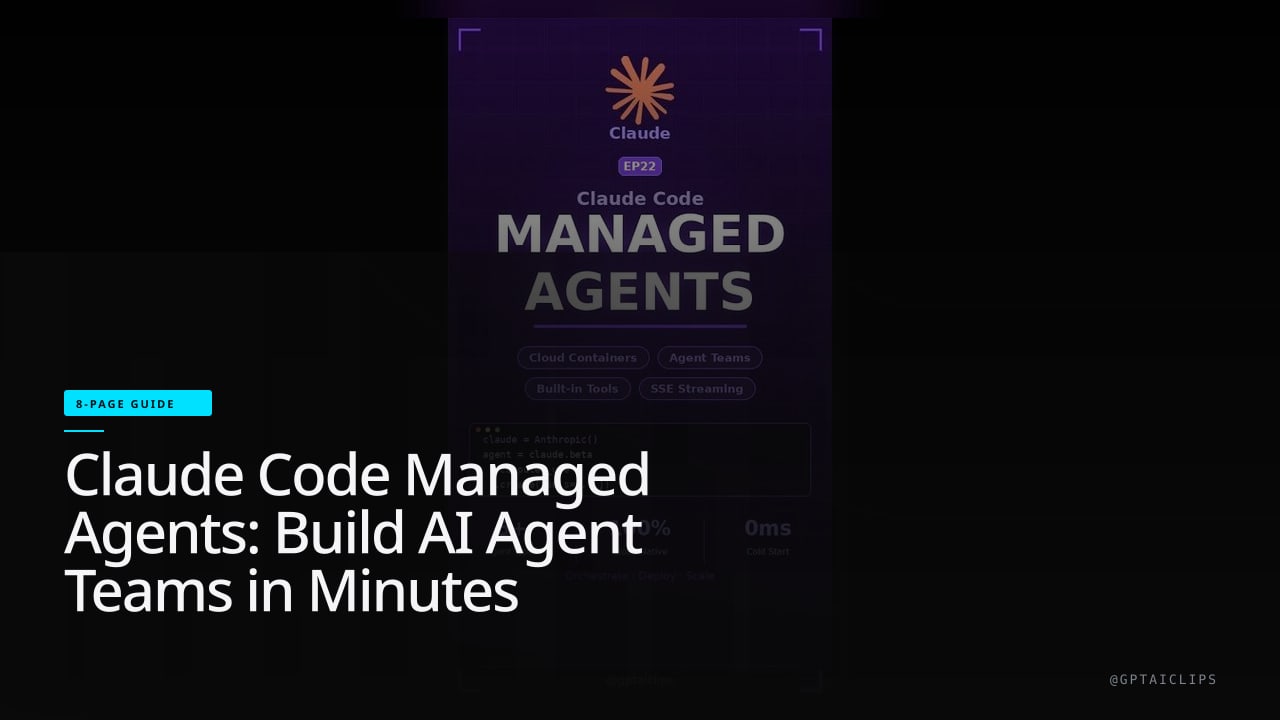Claude Code Managed Agents: Build AI Agent Teams in Minutes #shorts