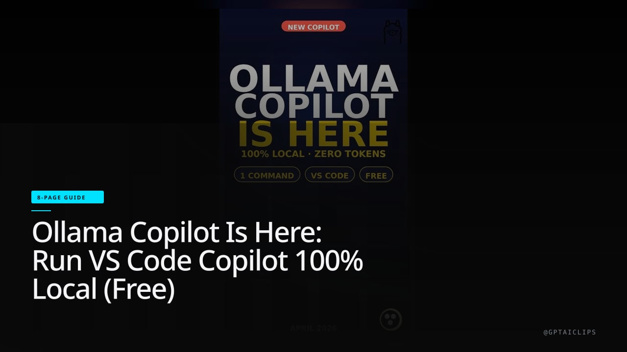 Ollama Copilot Is Here: Run VS Code Copilot 100% Local (Free) #shorts